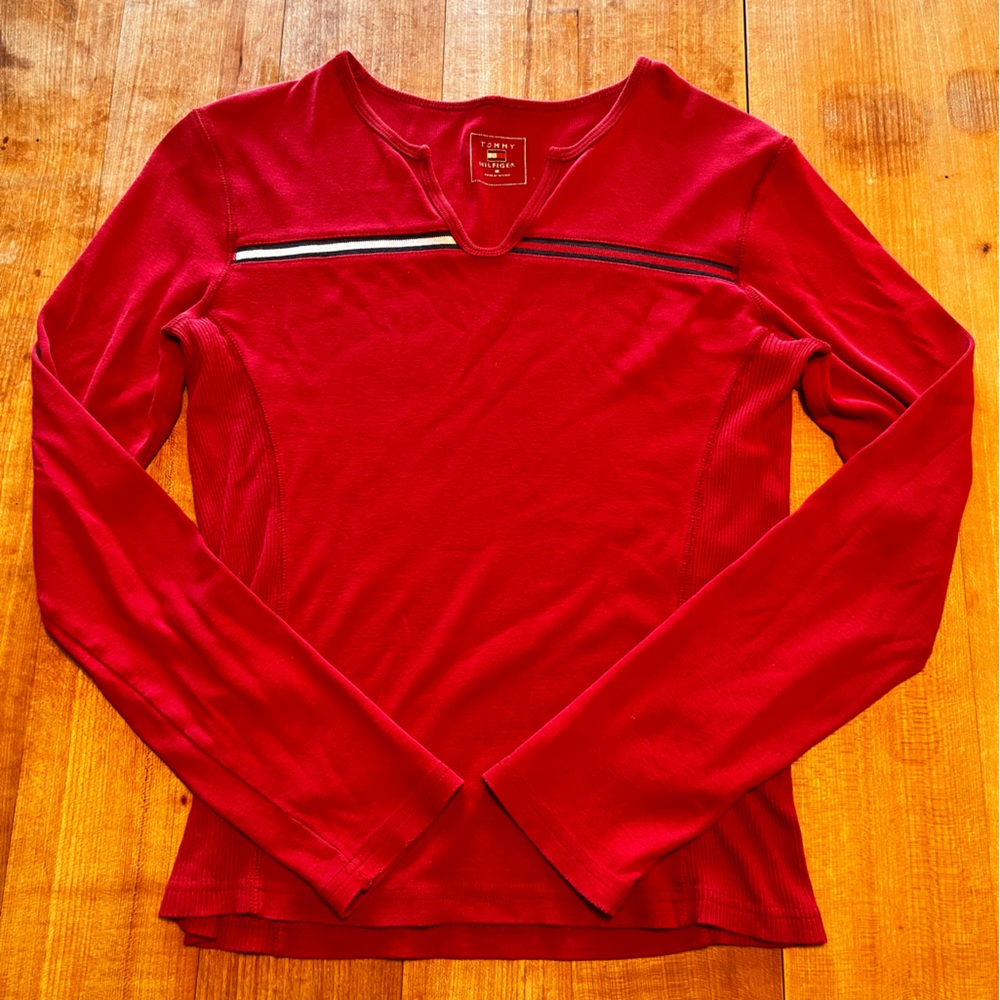 Vintage Tommy Hilfiger red Top